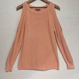 Cable Stitch Peach Sweater   Size M